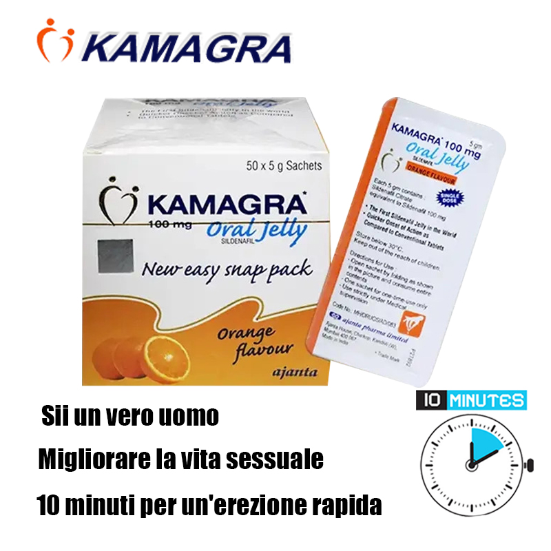 Kamagra Oral Gel 2 confezioni [100 mg x 100 confezioni] a soli 75 euro [Pagamento alla consegna, consegna a domicilio gratuita, consegna riservata e privacy del cliente].